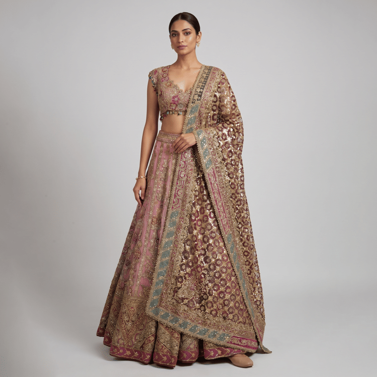 Rimple And Harpreet Bridal Lehenga-Hover-Image