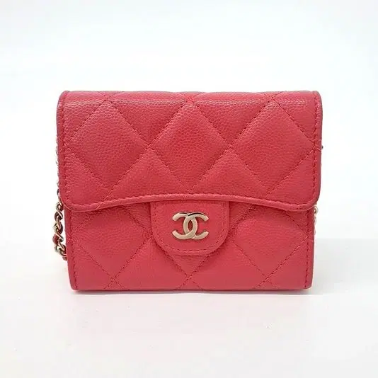 Chanel Caviar Chain Card Holder-Hover-Image