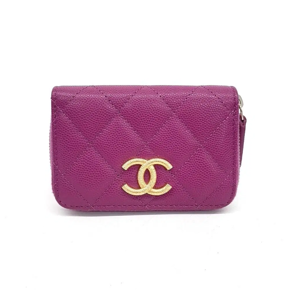 Chanel Caviar Card Holder AP3521