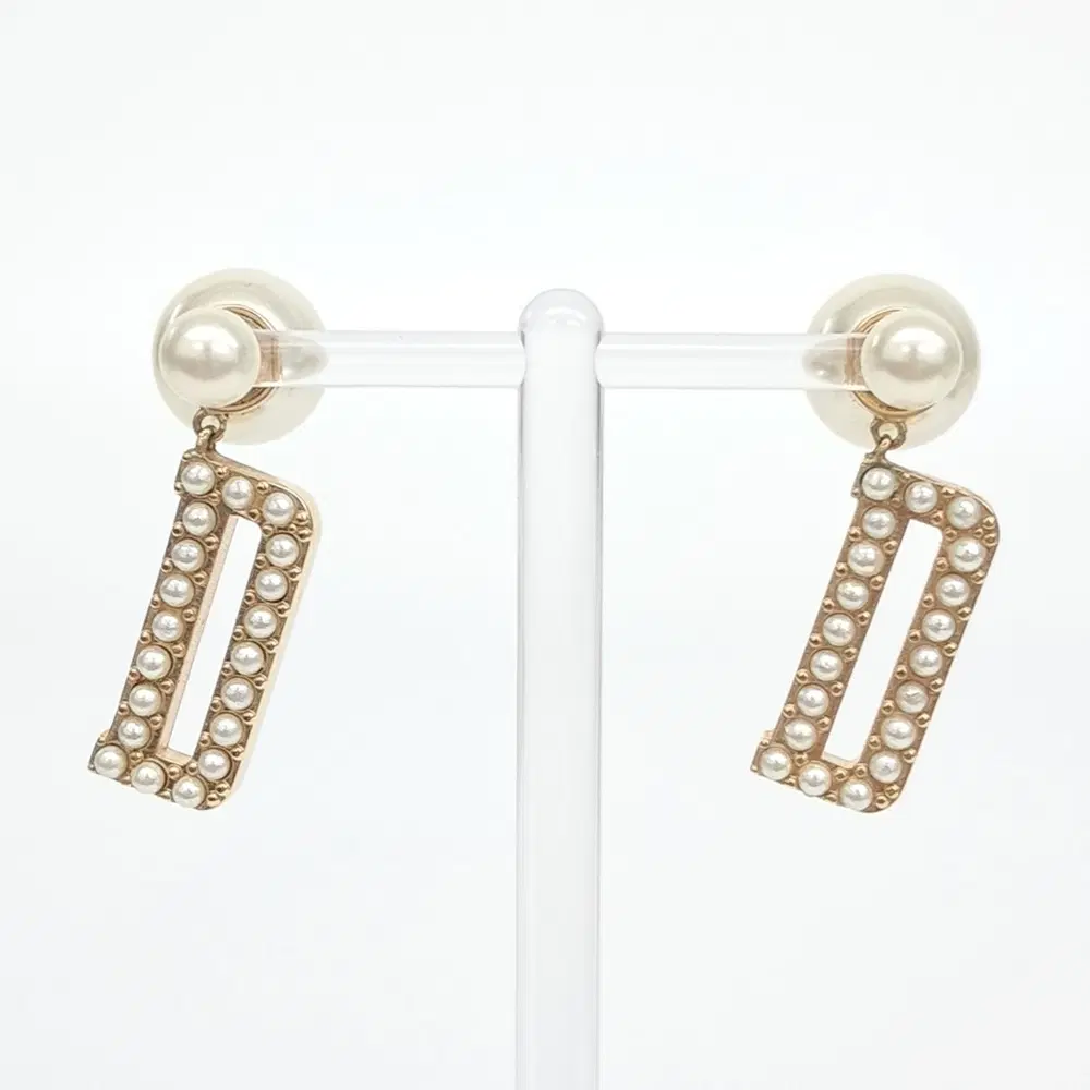 Christian Dior Tribal Pearl Earrings