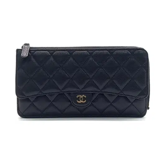 Chanel Caviar Flap Long Wallet AP3643-Hover-Image