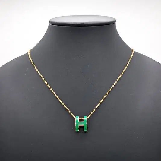Hermes Pop H logo necklace
