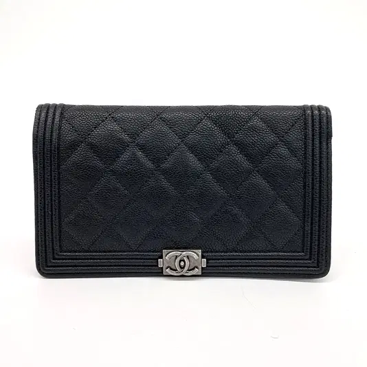 Chanel Caviar Boy Long Wallet-Hover-Image