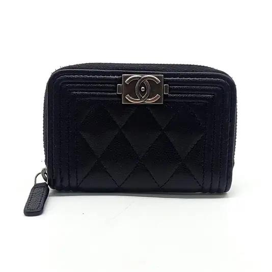 Chanel Caviar Boy Card Holder