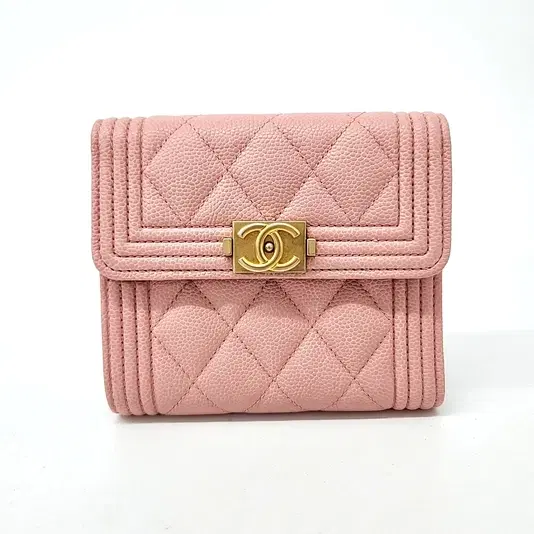 Chanel Caviar Boy Bifold Wallet