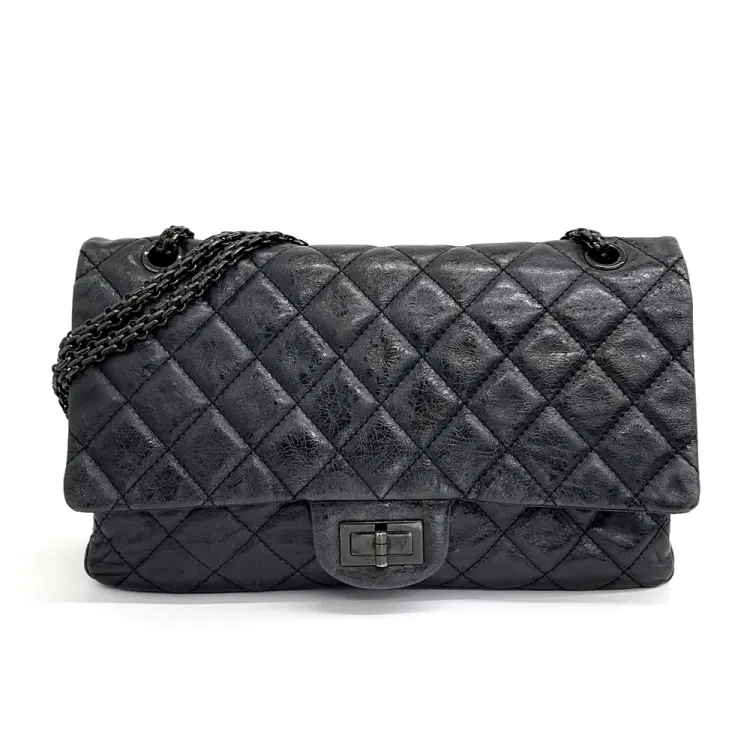 Chanel Metallic Vintage 2.55 Bag 32-Hover-Image