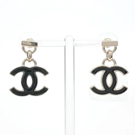 Chanel logo earrings