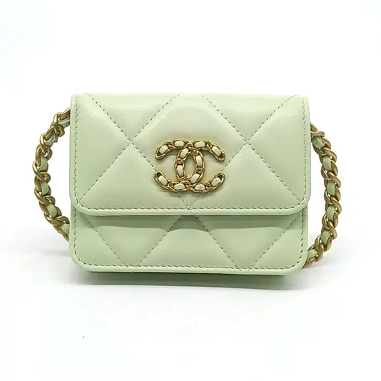 Chanel 19 Chain Card Wallet