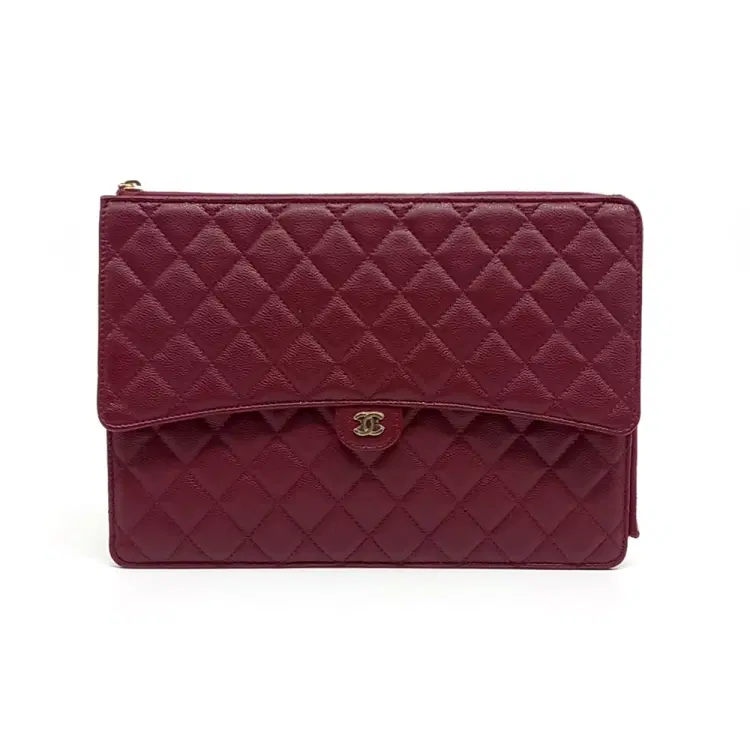Chanel Caviar Flap Clutch AP3644-Hover-Image