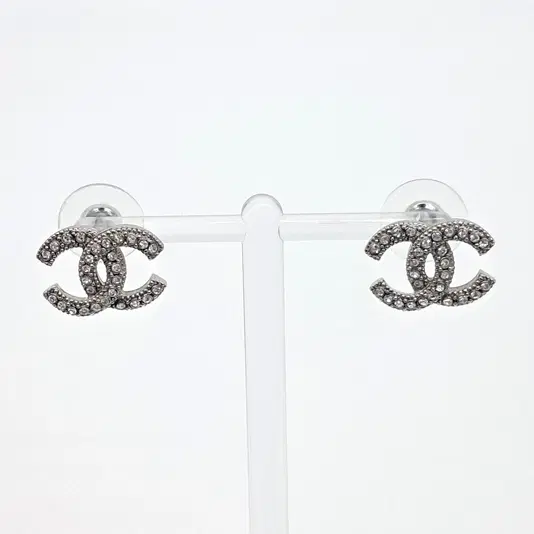 Chanel logo earrings