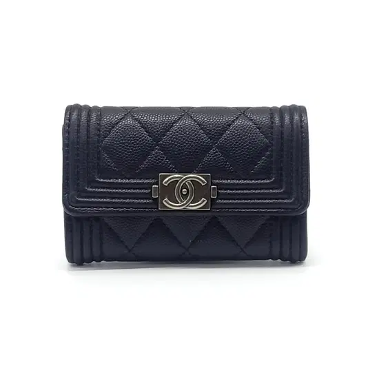 Chanel Caviar Boy Card Holder