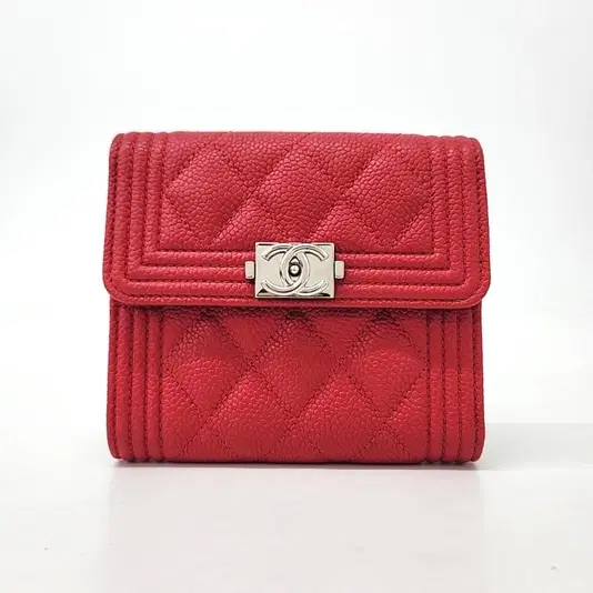Chanel Caviar Boy Bifold Wallet A80734-Hover-Image