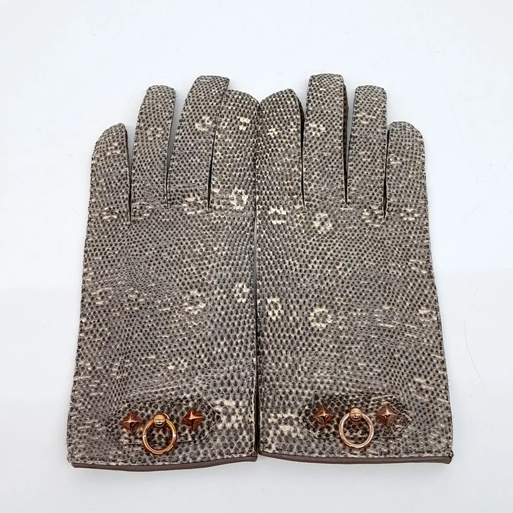 Hermes Lizard Gloves