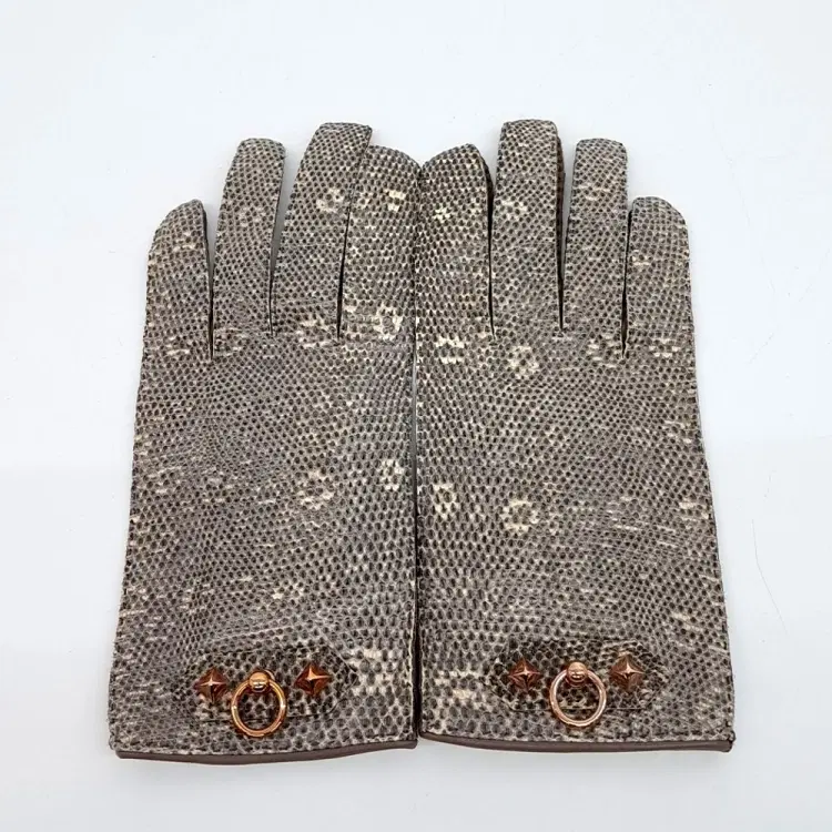 Hermes Lizard Gloves-Hover-Image
