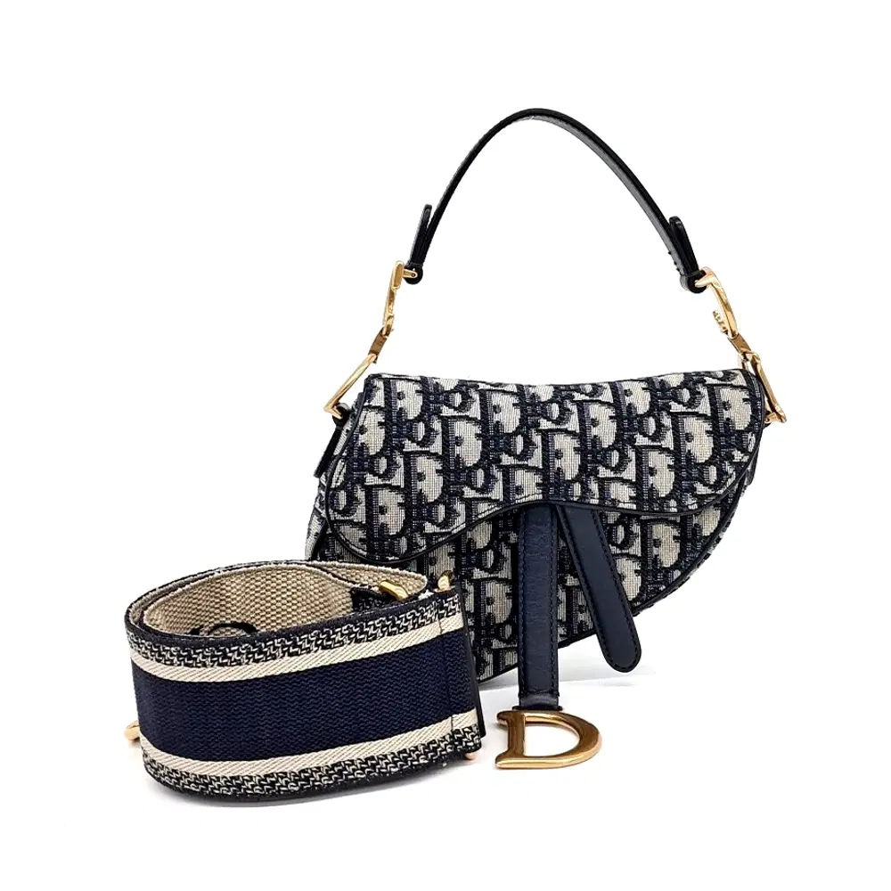 Christian Dior Mini Saddle Bag + Strap
