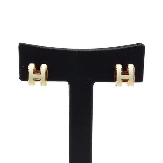 Hermes Mini Pop H Logo Earrings-Hover-Image