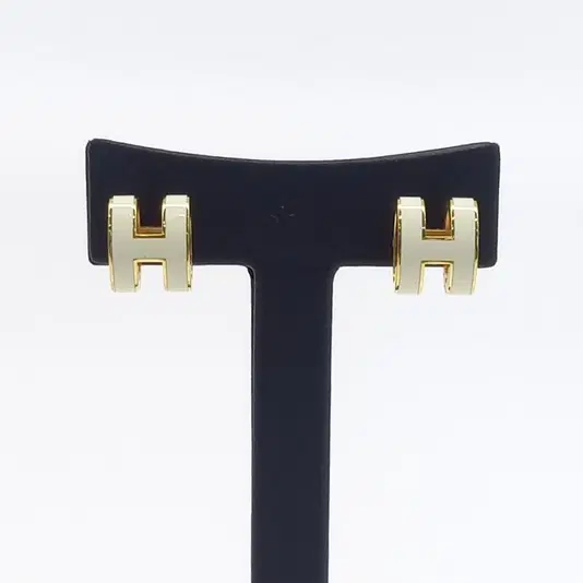 Hermes Pop H logo earrings