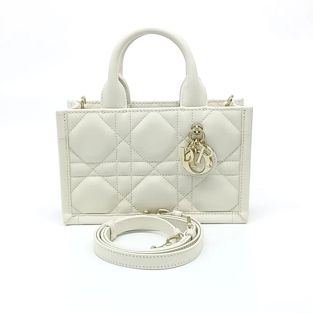 Christian Dior Cannage Book Tote Bag Mini
