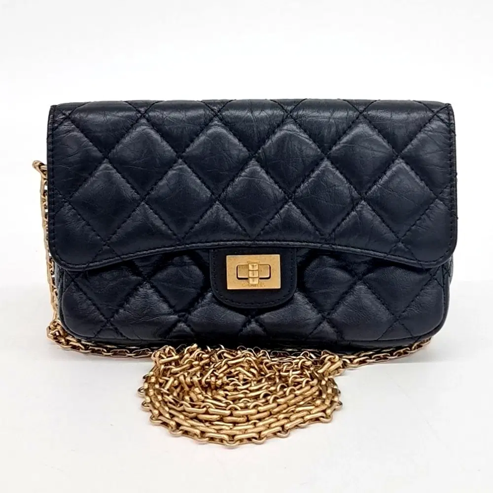 Chanel 2.55 Vintage Double Phone Horn Crossbody Bag AP2215