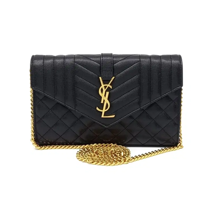 Saint Laurent Mix Matrasse Monogram Chain Crossbody Bag (620280)-Hover-Image