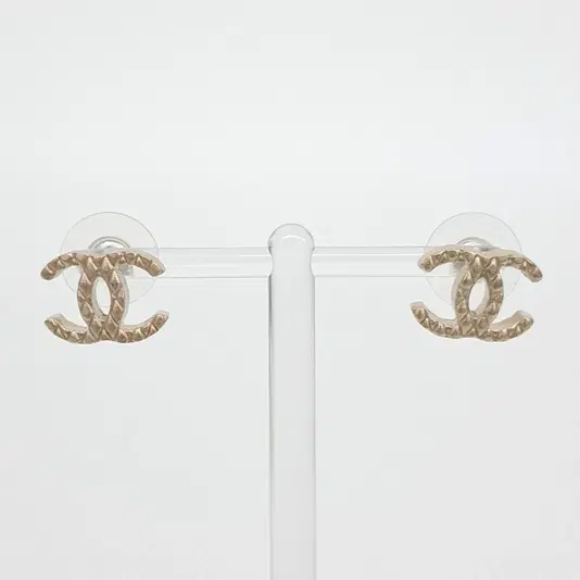 Chanel logo earrings-Hover-Image