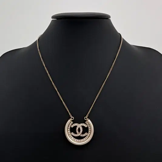 Chanel logo-embellished necklace