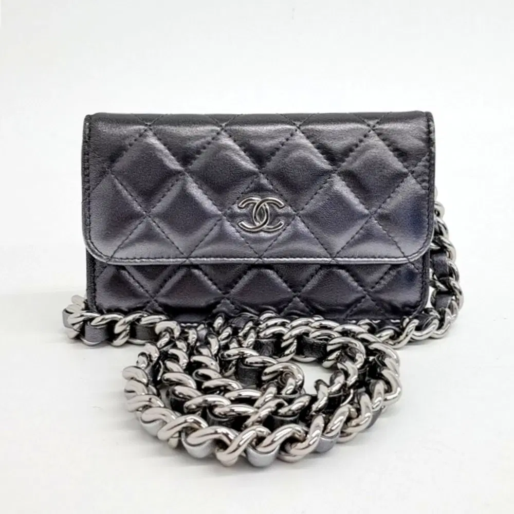 Chanel Coco Punk Chain Flap Clutch