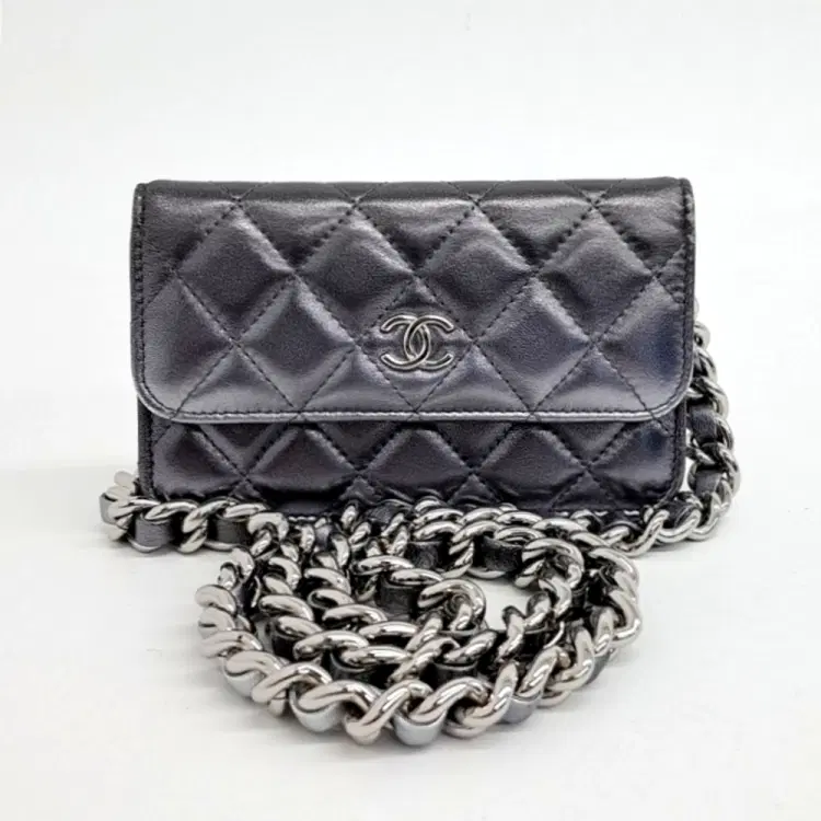 Chanel Coco Punk Chain Flap Clutch-Hover-Image