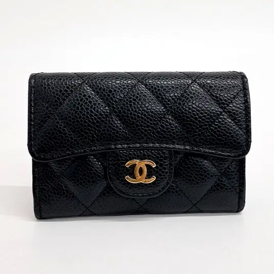 Chanel Caviar Card Holder AP0214