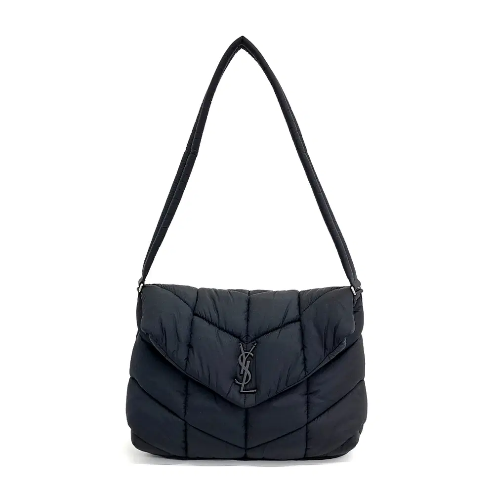 Saint Laurent Nylon Puffer Messenger Bag (733630)