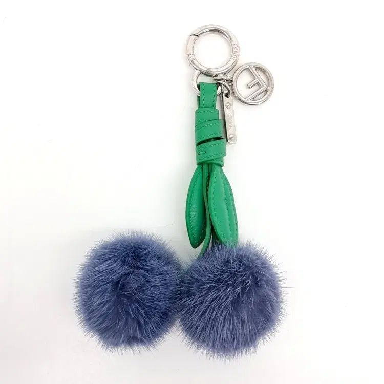 Fendi fur keychain and bag charm-Hover-Image