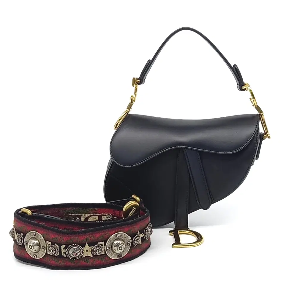 Christian Dior Saddle Bag Mini & Strap