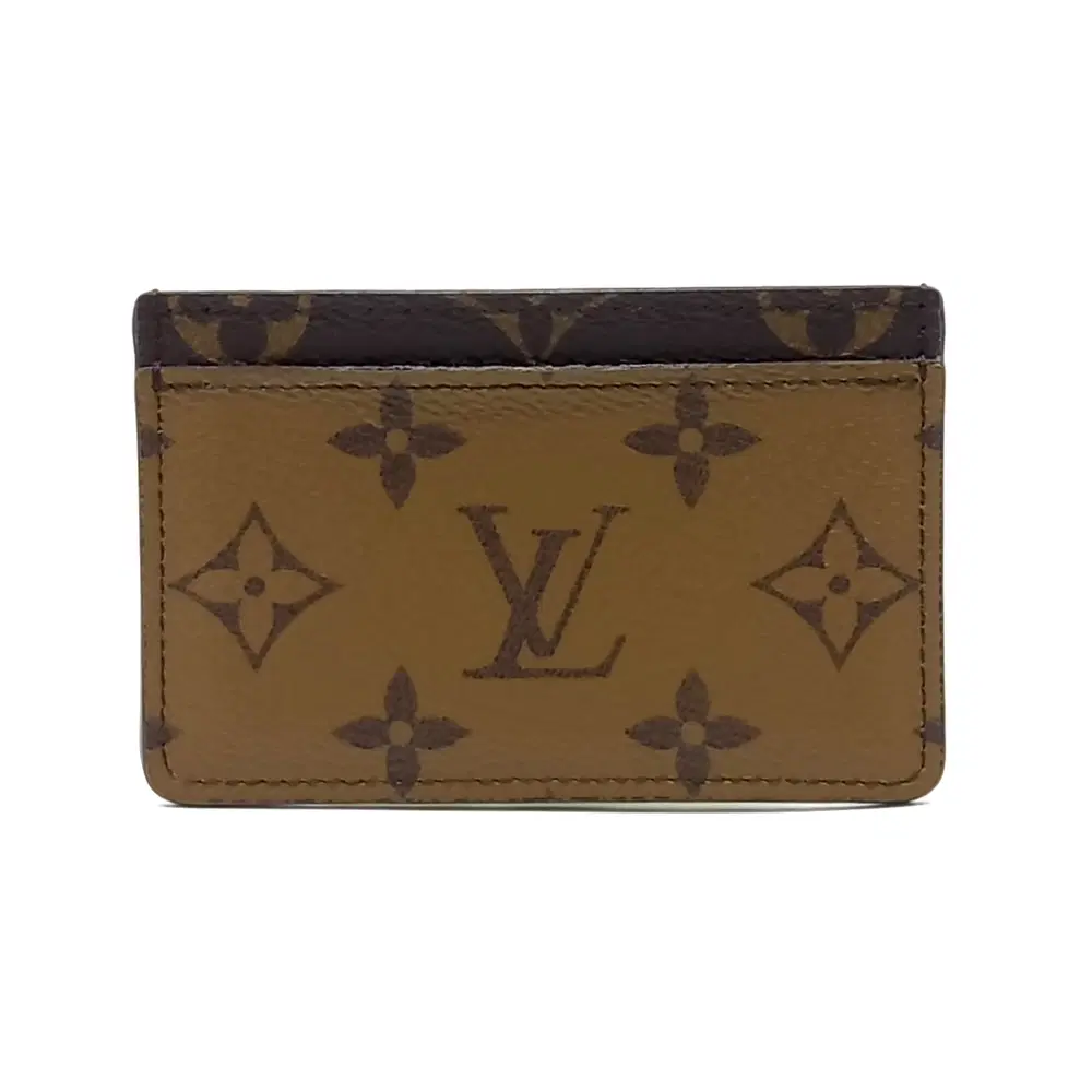 Louis Vuitton Reverse Monogram Port Cart Simple Card Holder M69161