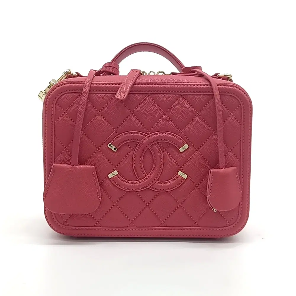 Chanel Caviar Cosmetic Tote and Shoulder Bag