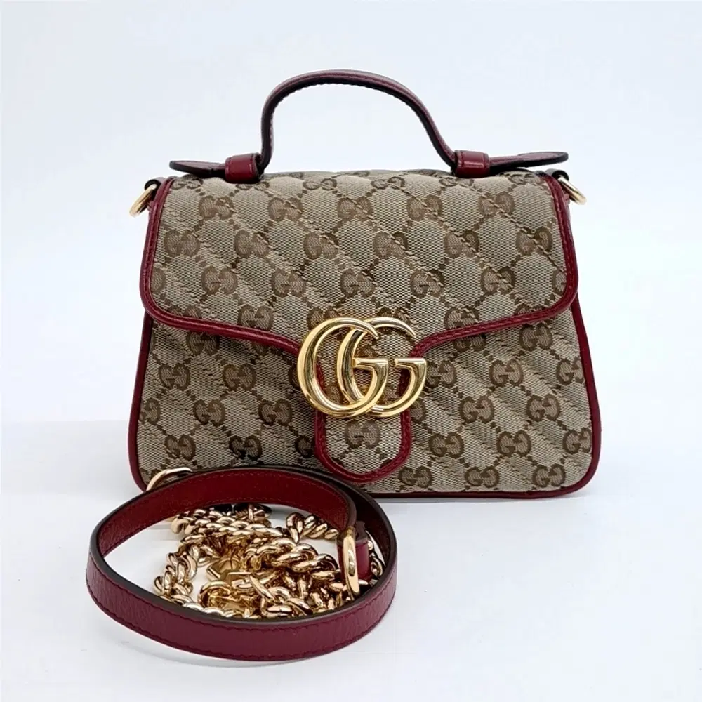 Gucci GG Marmont Mini Top Handle Bag (583571)
