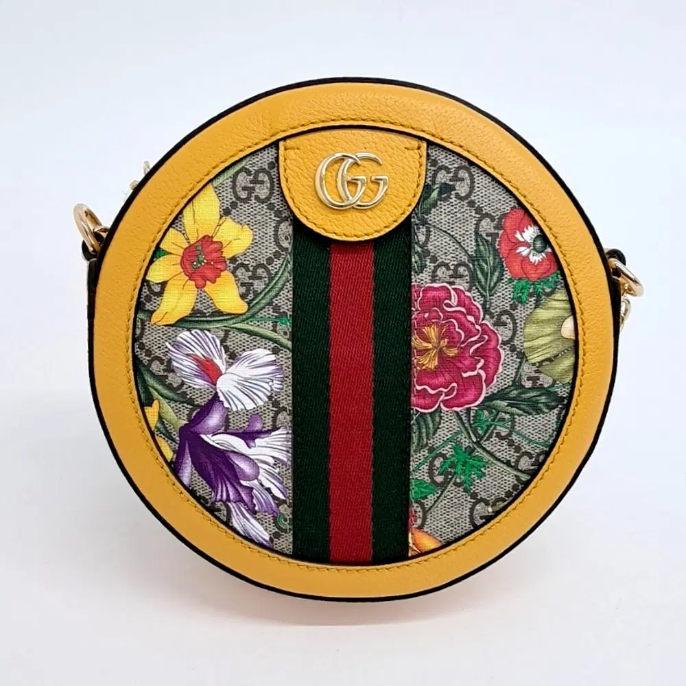 Gucci Ophidia Mini GG Round Shoulder Bag (550618)