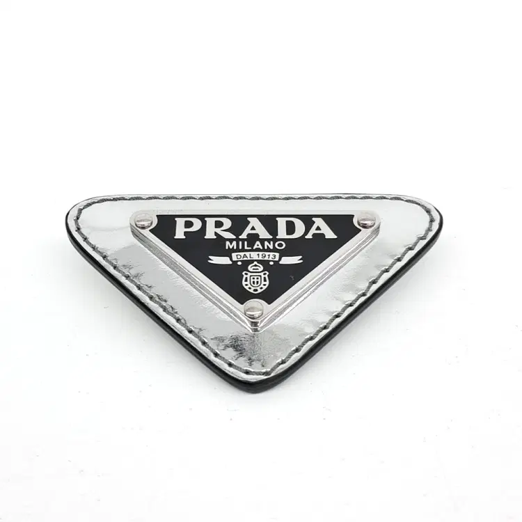Prada triangle logo brooch-Hover-Image