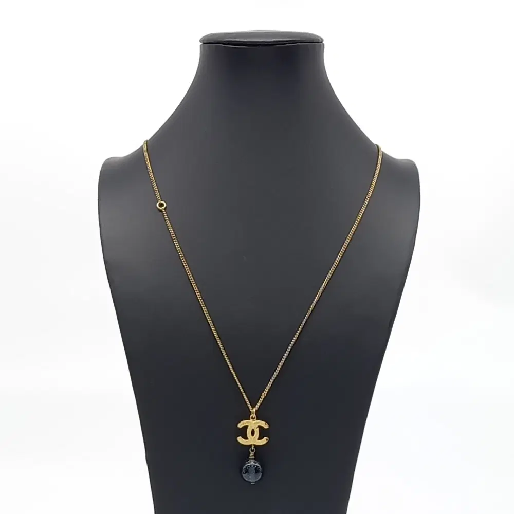 Chanel logo necklace