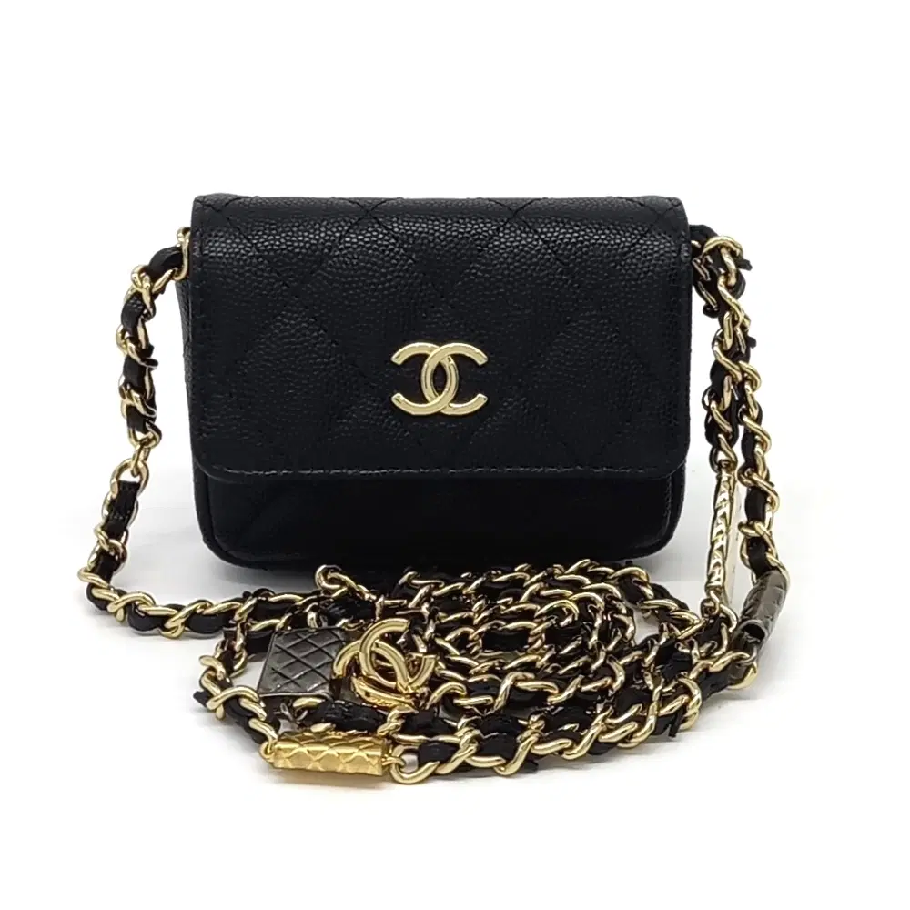 Chanel Caviar Chain Belt Bag