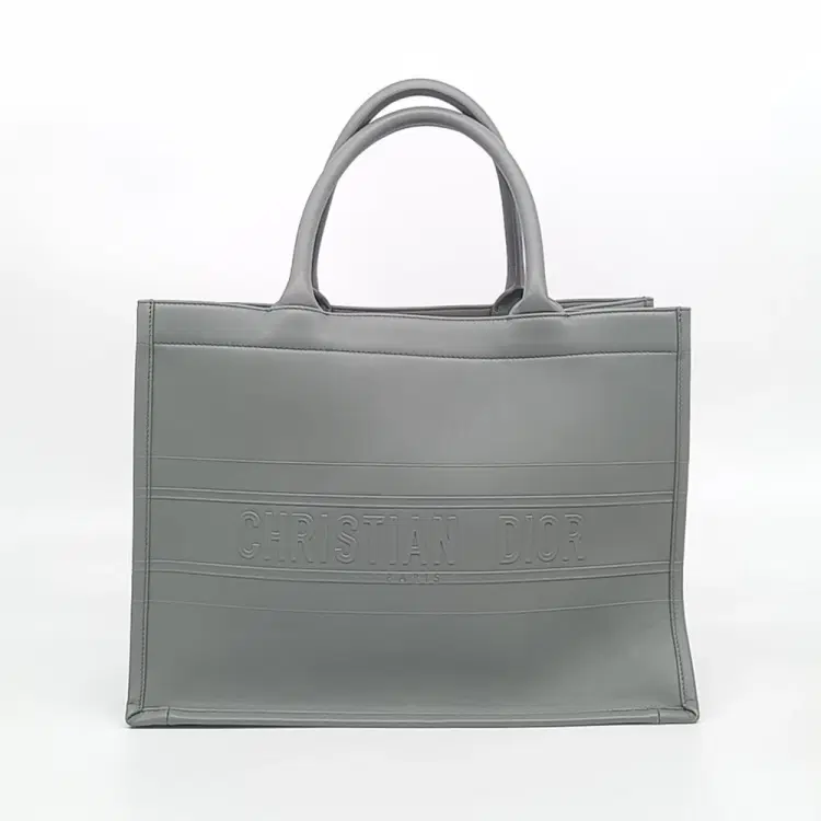 Christian Dior Leather Book Tote Bag 36-Hover-Image