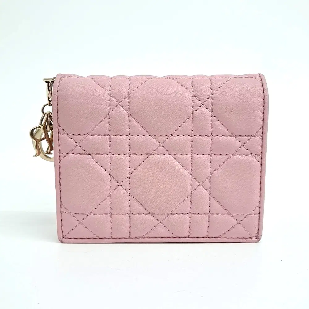 Christian Dior Cannage half wallet