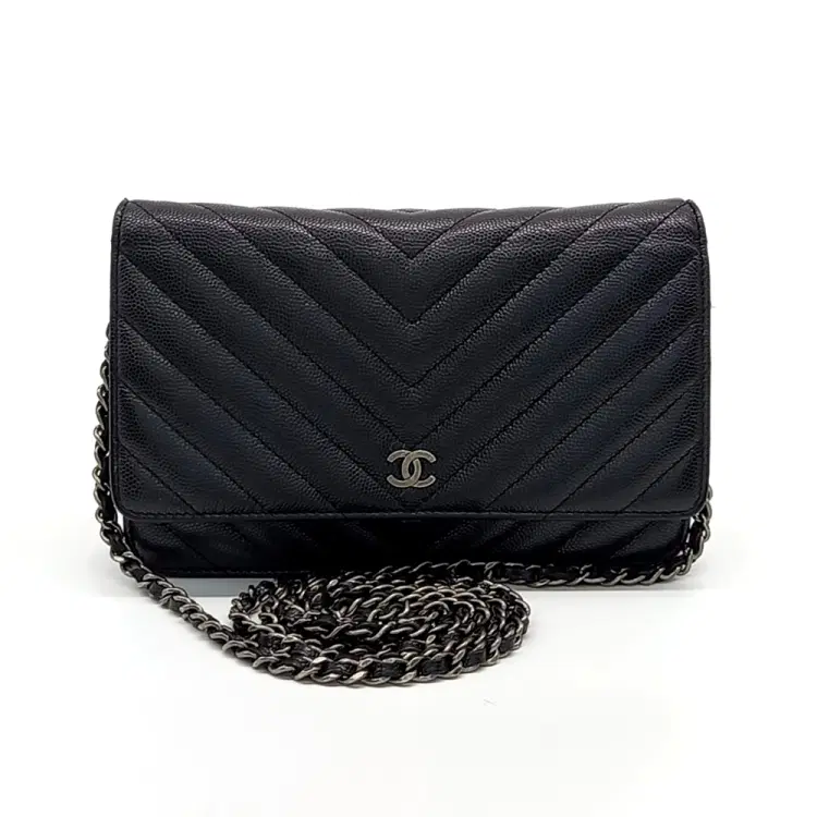 Chanel Caviar Chevron WOC Mini Crossbody Bag-Hover-Image