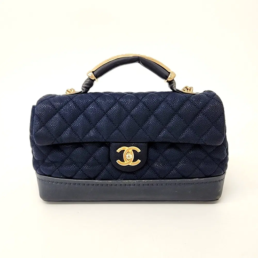 Chanel Caviar Top Handle Shoulder Bag