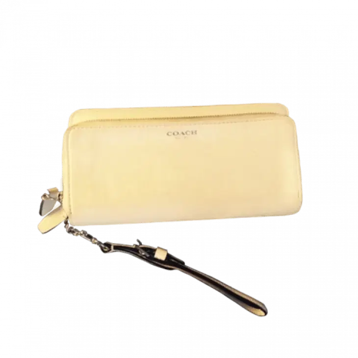 Coach White Wallet