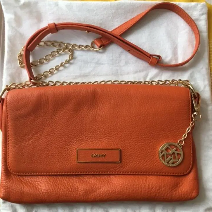 orange leather crossbody bag-Hover-Image