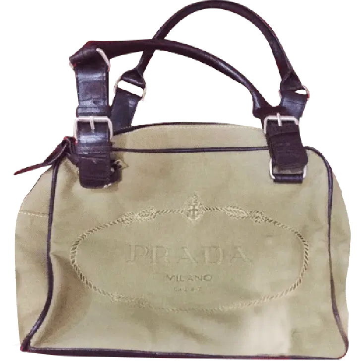 Vintage Classic Canvas Prada Bag-Hover-Image