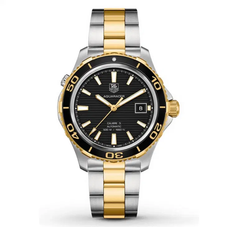 Tag Heuer Aquaracer 500m Black & Gold-Hover-Image
