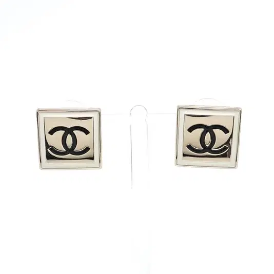 Chanel logo earrings-Hover-Image