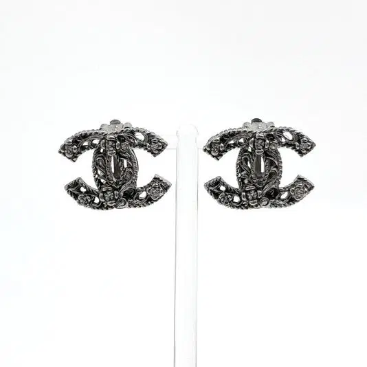 Chanel logo earrings