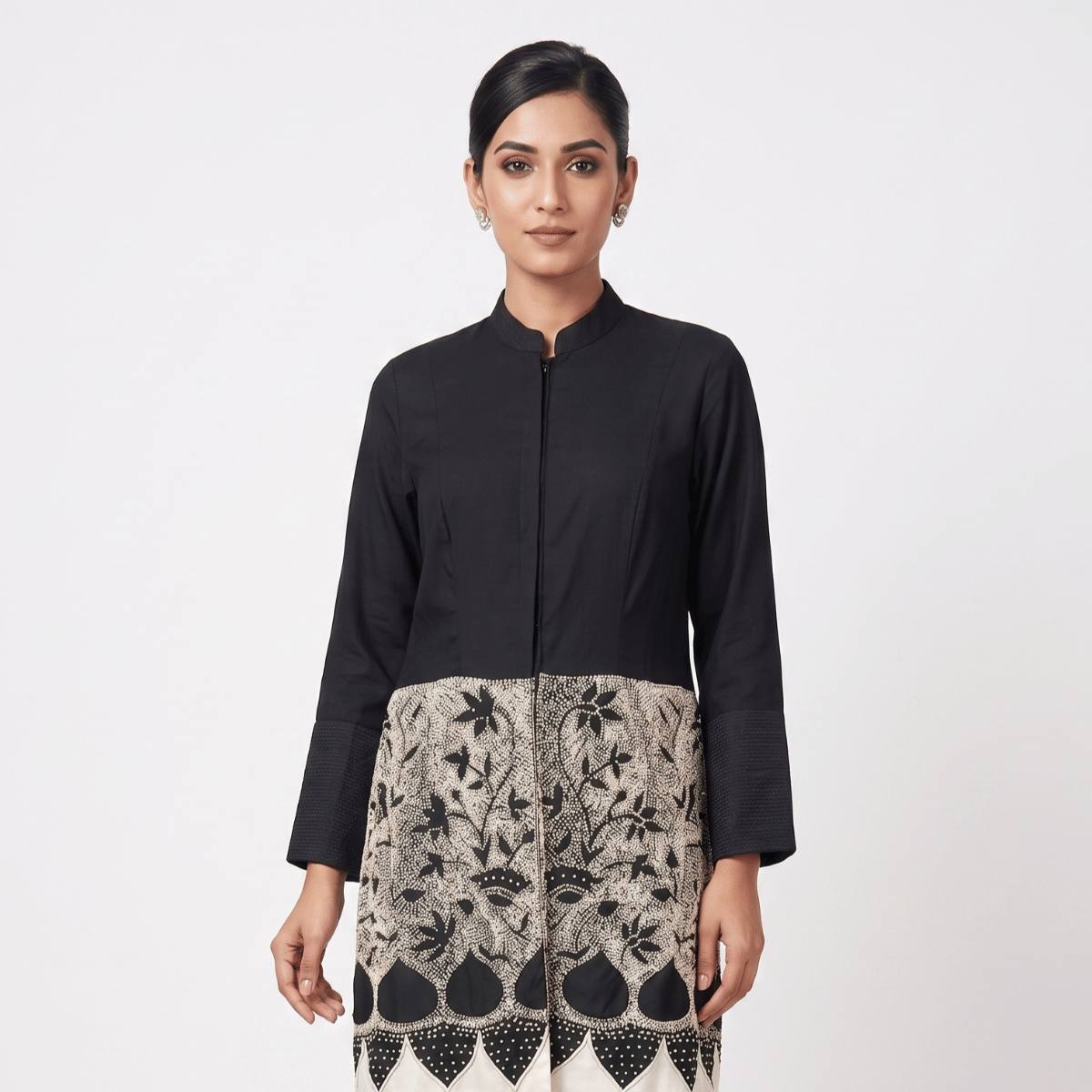 Rahul Mishra Black And White Jacket